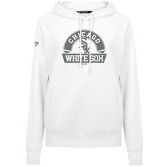 Chicago White Sox Levelwear Women's Adorn Banner Arch Hoodie - White - MLB Lifestyle