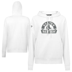 Boston Red Sox Levelwear Women's Adorn Banner Arch Hoodie - White - MLB Lifestyle