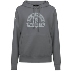 New York Yankees Levelwear Women's Adorn Banner Arch Hoodie - Stone - MLB Lifestyle