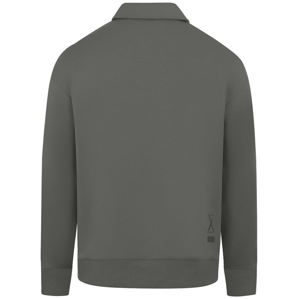 Texas Rangers Levelwear Women's Canmore Chenille Logo Quarter-Zip Top - Stone - MLB Online