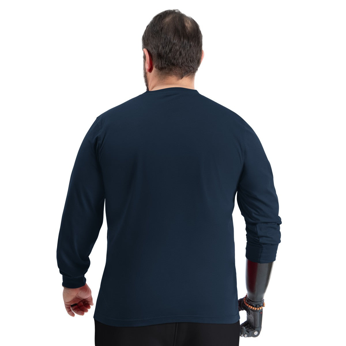 Washington Wizards G-III Sports by Carl Banks Adaptive Printed Mesh Effect Long Sleeve T-Shirt Navy