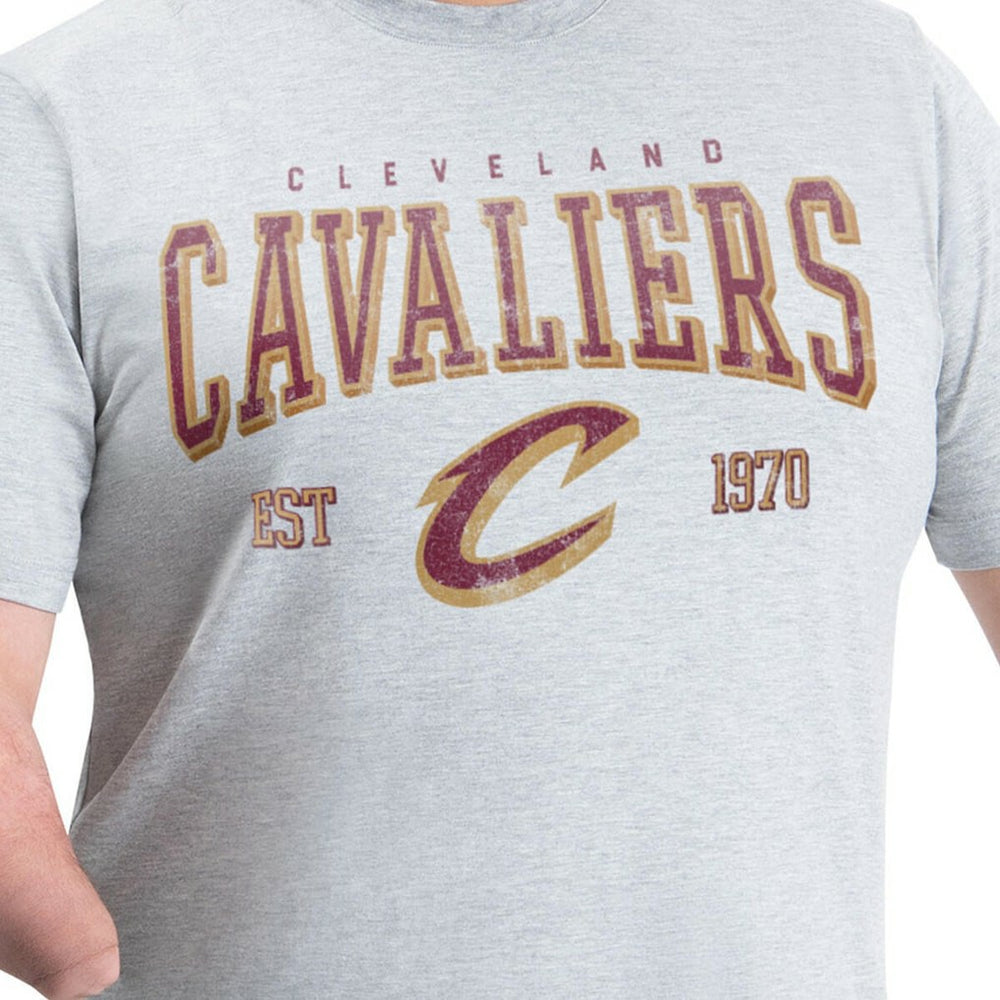 Cleveland Cavaliers G-III Sports by Carl Banks Adaptive Classic Team Spirit Short Sleeve T-Shirt Gray