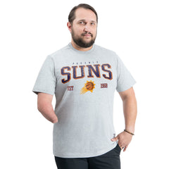 Phoenix Suns G-III Sports by Carl Banks Adaptive Classic Team Spirit Short Sleeve T-Shirt Gray