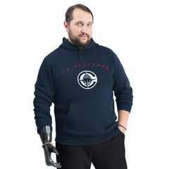 LA Clippers G-III Sports by Carl Banks Adaptive Team Arc Fleece Hoodie Navy