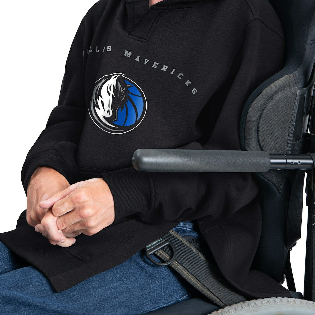 Dallas Mavericks G-III Sports by Carl Banks Adaptive Team Arc Fleece Hoodie Black