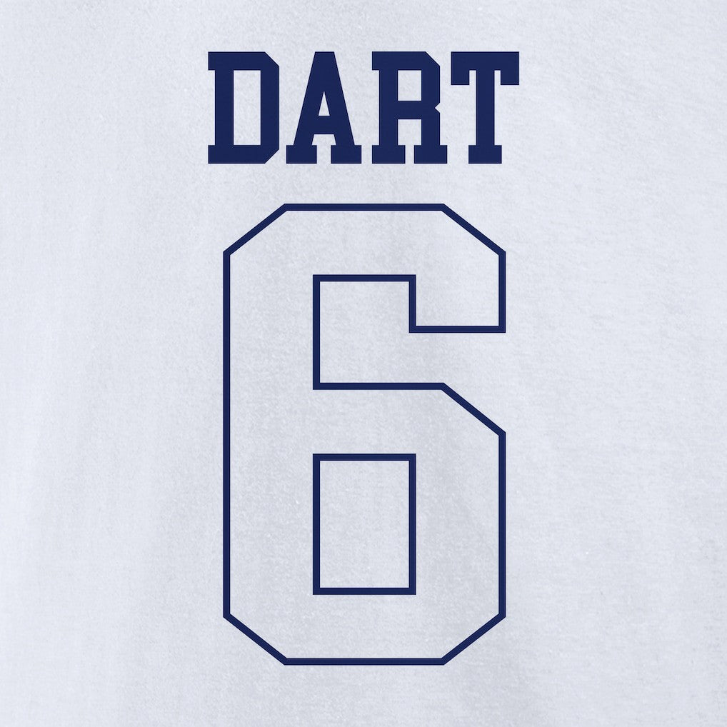 Jaxson Dart New York Giants Tonal Name & Number T-Shirt White