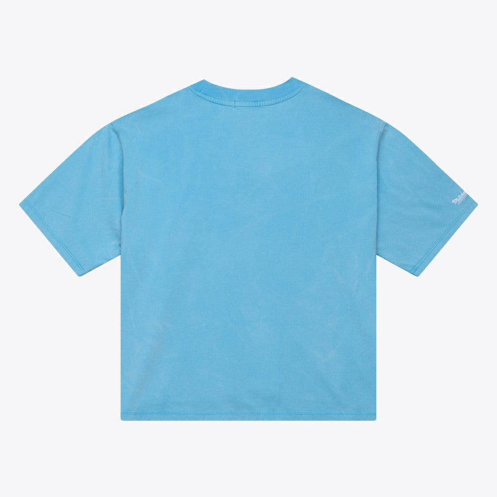Philadelphia Phillies Mitchell & Ness Women's Cooperstown Cropped Boxy T-Shirt - Light Blue - Mitchell & Ness Sale
