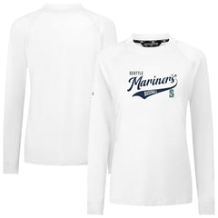 Seattle Mariners Levelwear Women's Slender Glide T-Shirt - White - MLB Online