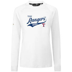 Texas Rangers Levelwear Women's Slender Glide T-Shirt - White - MLB on Sale