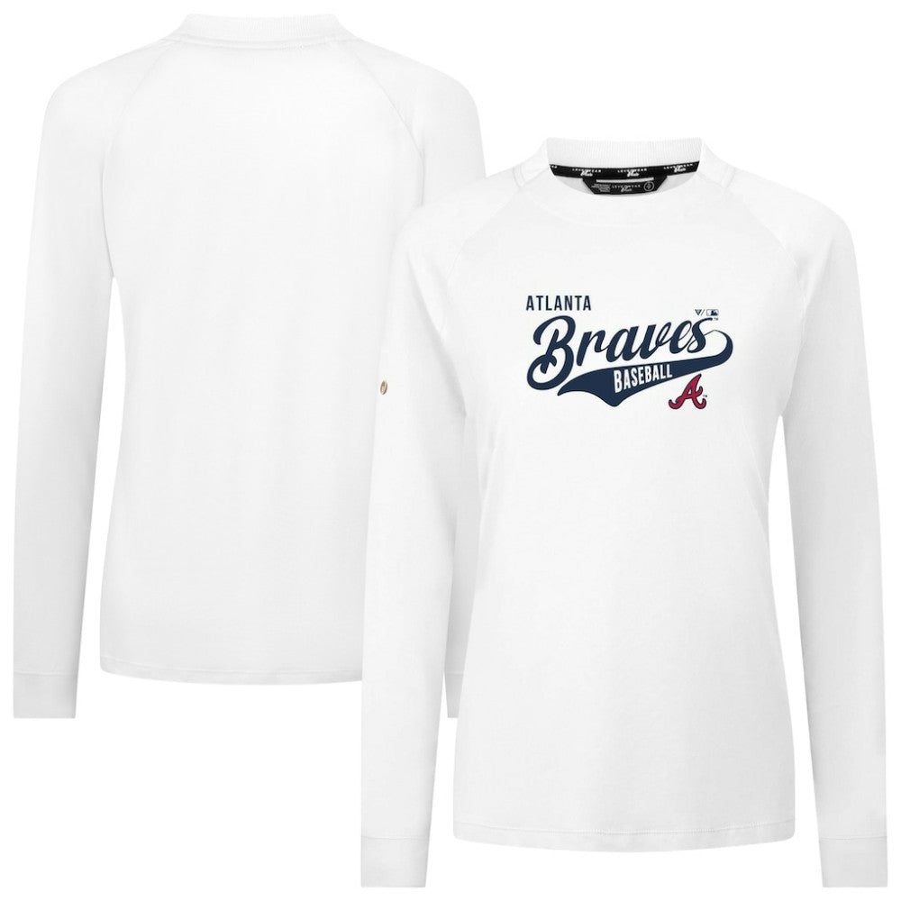 Atlanta Braves Levelwear Women's Slender Glide T-Shirt - White - MLB Online