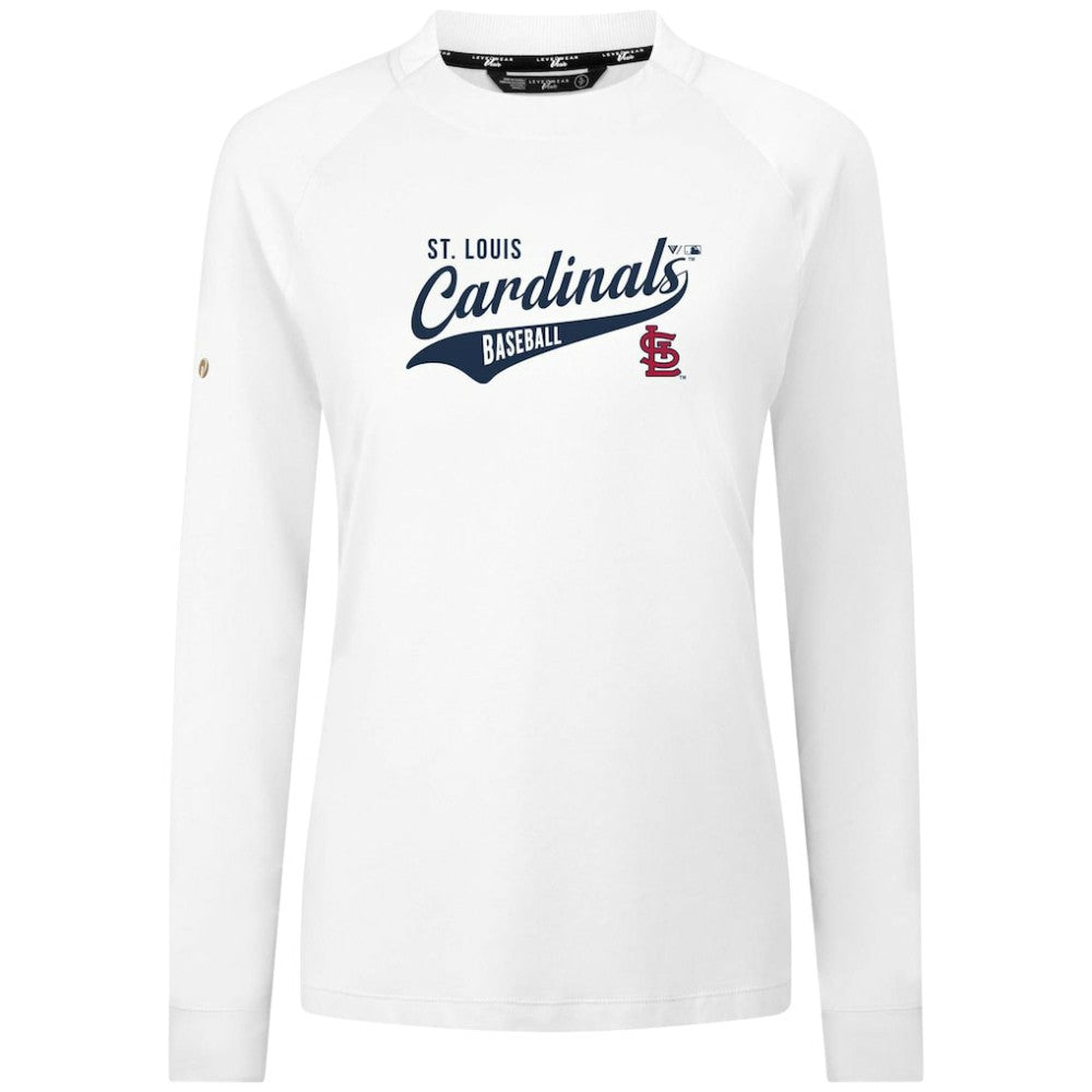 St. Louis Cardinals Levelwear Women's Slender Glide T-Shirt - White - MLB Online