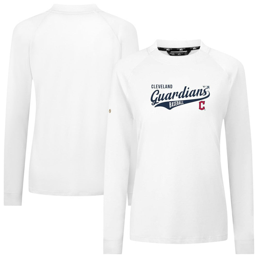 Cleveland Guardians Levelwear Women's Slender Glide T-Shirt - White - MLB Online