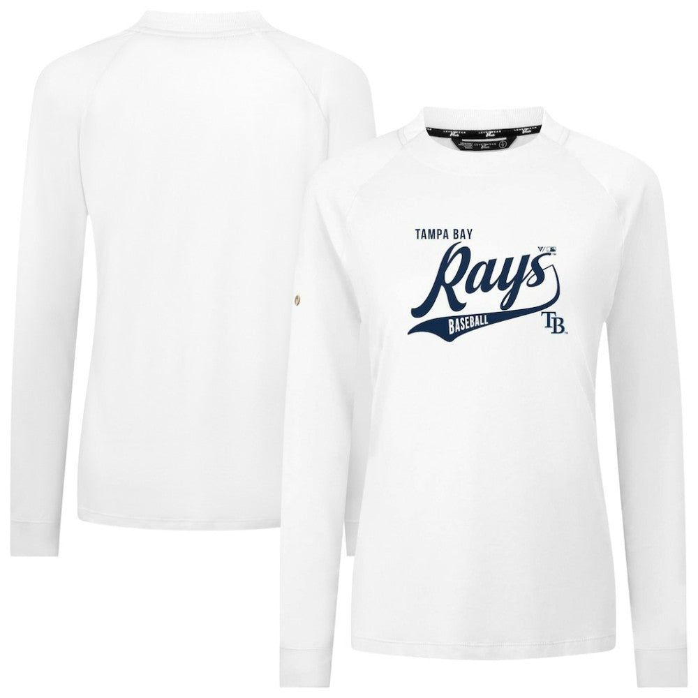 Tampa Bay Rays Levelwear Women's Slender Glide T-Shirt - White - MLB Sale