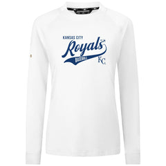 Kansas City Royals Levelwear Women's Slender Glide T-Shirt - White - MLB Discount