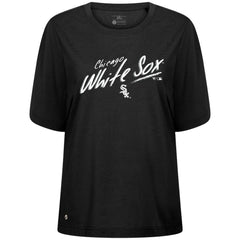 Chicago White Sox Levelwear Women's Bloom Sizzle T-Shirt - Black - MLB Lifestyle