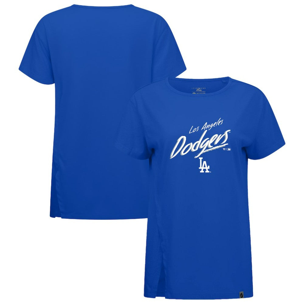 Los Angeles Dodgers Levelwear Women's Influx Sizzle T-Shirt - Royal - MLB Discount