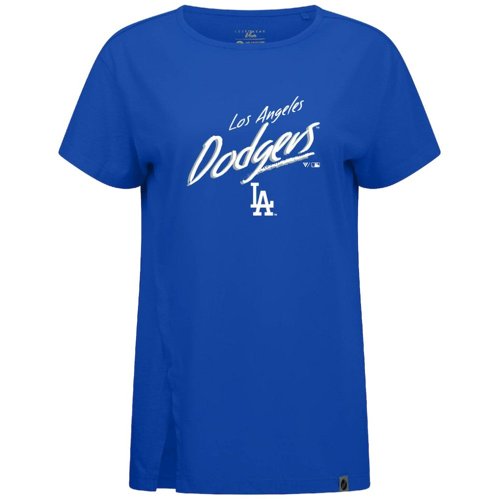 Los Angeles Dodgers Levelwear Women's Influx Sizzle T-Shirt - Royal - MLB Discount