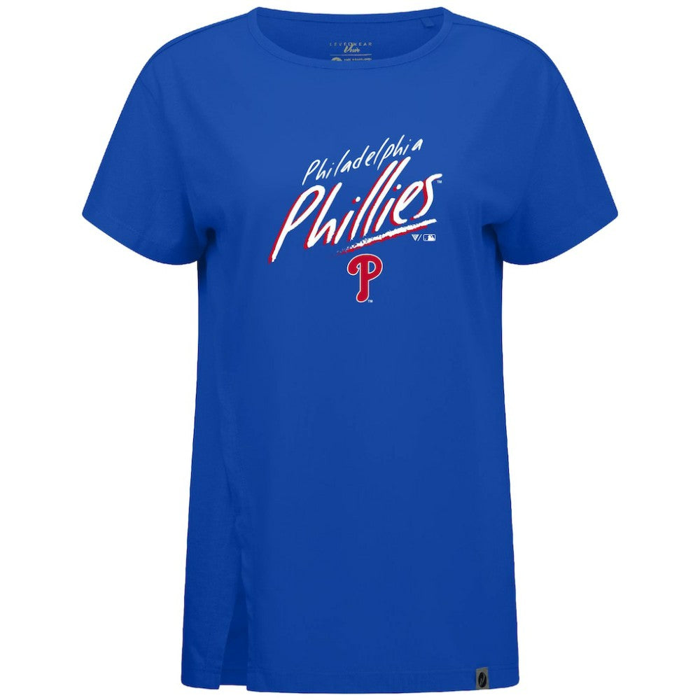 Philadelphia Phillies Levelwear Women's Influx Sizzle T-Shirt - Royal - MLB on Sale