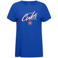 Chicago Cubs Levelwear Women's Influx Sizzle T-Shirt - Royal - MLB Sale