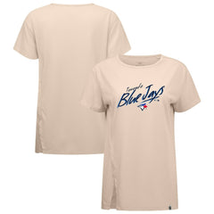 Toronto Blue Jays Levelwear Women's Influx Sizzle T-Shirt - Khaki - MLB Online