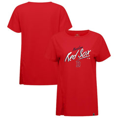 Boston Red Sox Levelwear Women's Influx Sizzle T-Shirt - Red - MLB Sale
