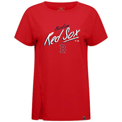 Boston Red Sox Levelwear Women's Influx Sizzle T-Shirt - Red - MLB Sale