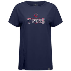 Minnesota Twins Levelwear Women's Influx Journey T-Shirt - Navy - MLB Online