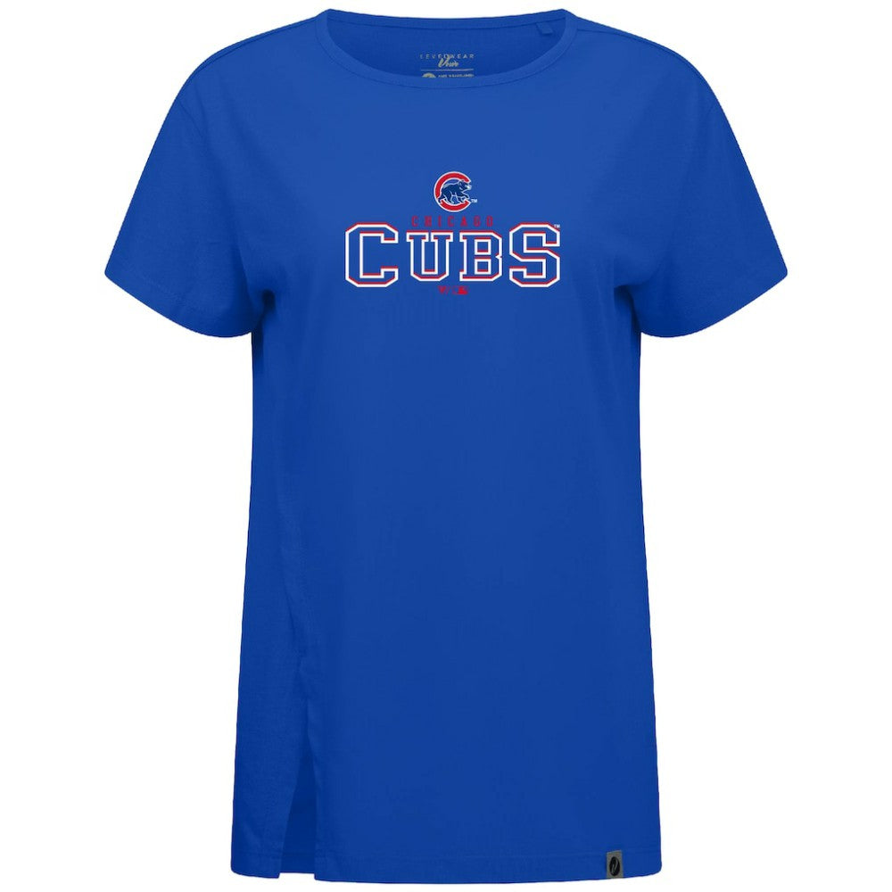 Chicago Cubs Levelwear Women's Influx Journey T-Shirt - Royal - MLB Sale