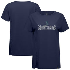 Seattle Mariners Levelwear Women's Influx Journey T-Shirt - Navy - MLB Lifestyle
