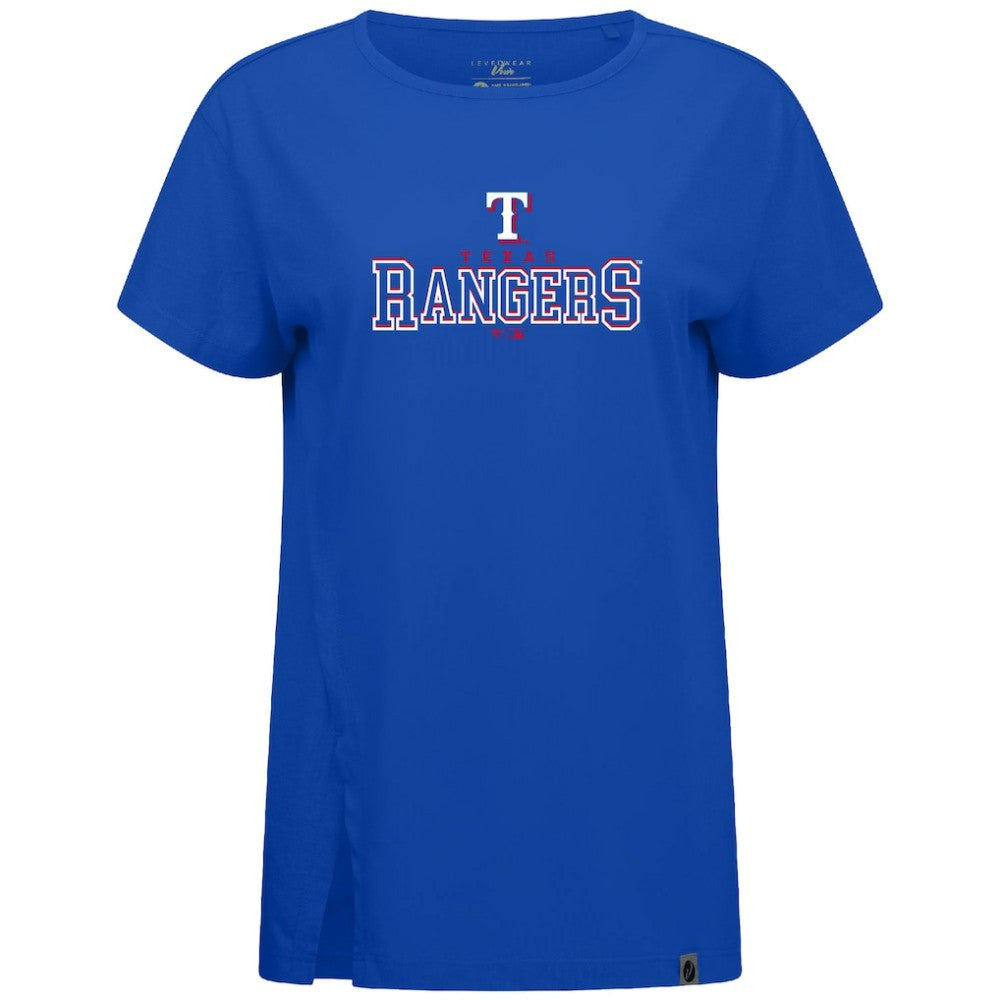 Texas Rangers Levelwear Women's Influx Journey T-Shirt - Royal - MLB on Sale