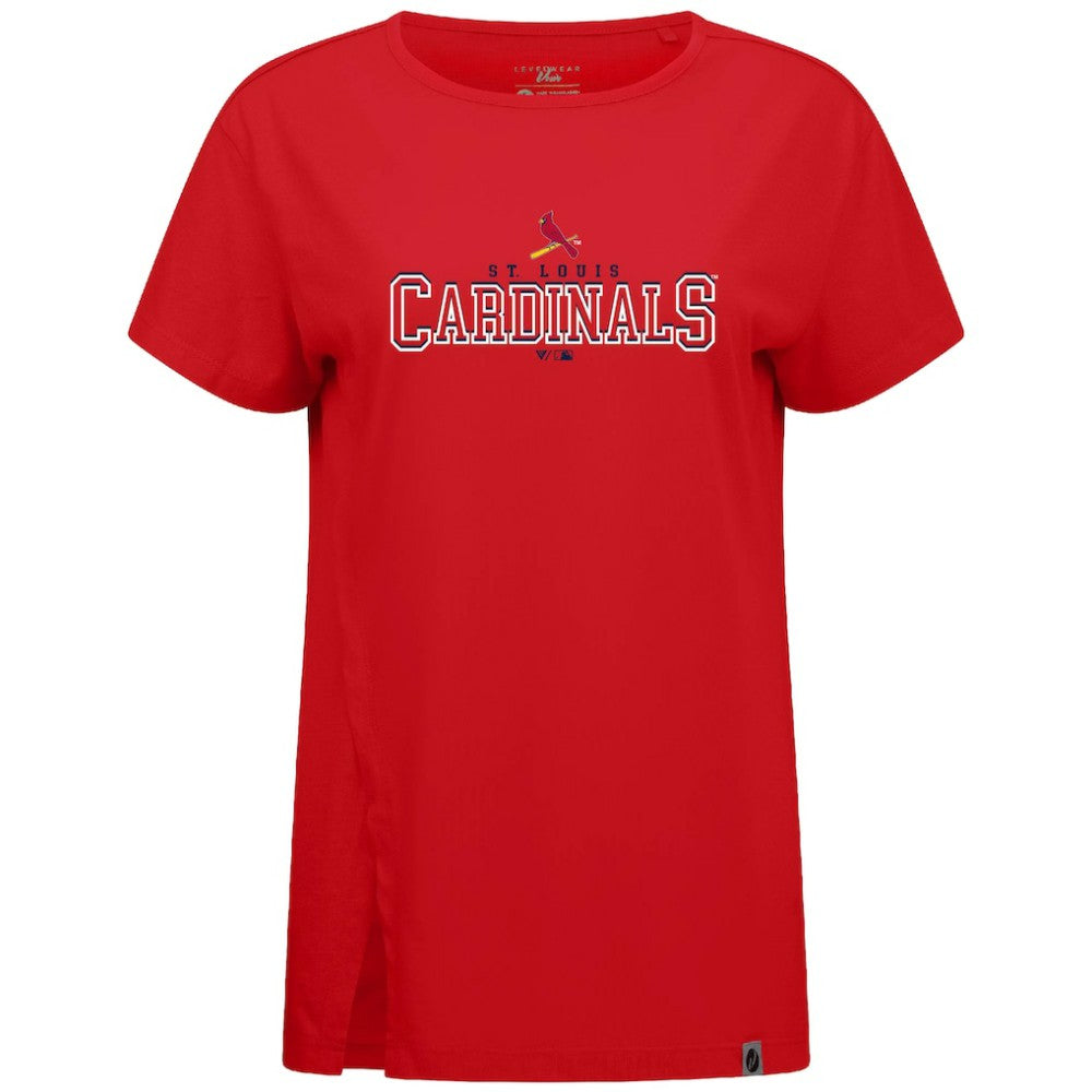 St. Louis Cardinals Levelwear Women's Influx Journey T-Shirt - Red - MLB Online