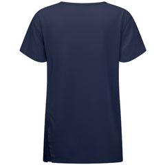 Milwaukee Brewers Levelwear Women's Influx Banner Arch T-Shirt - Navy - MLB Online