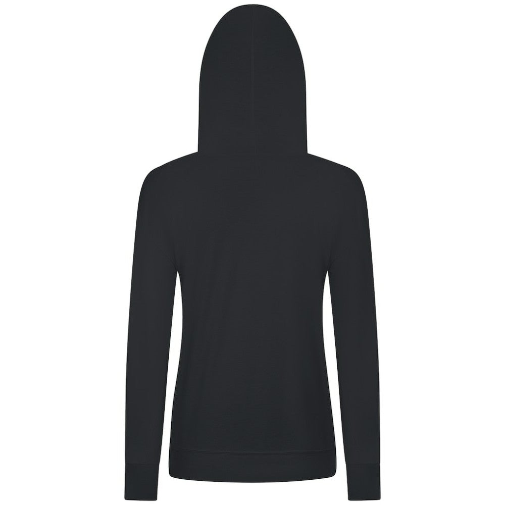 Miami Marlins Levelwear Women's Relay Banner Arch Long Sleeve T-Shirt Hoodie - Black - MLB Online