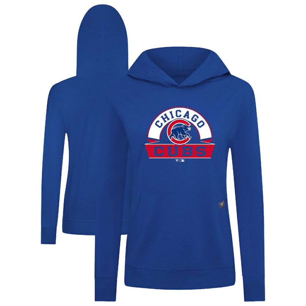 Chicago Cubs Levelwear Women's Relay Banner Arch Long Sleeve T-Shirt Hoodie - Royal - MLB Online