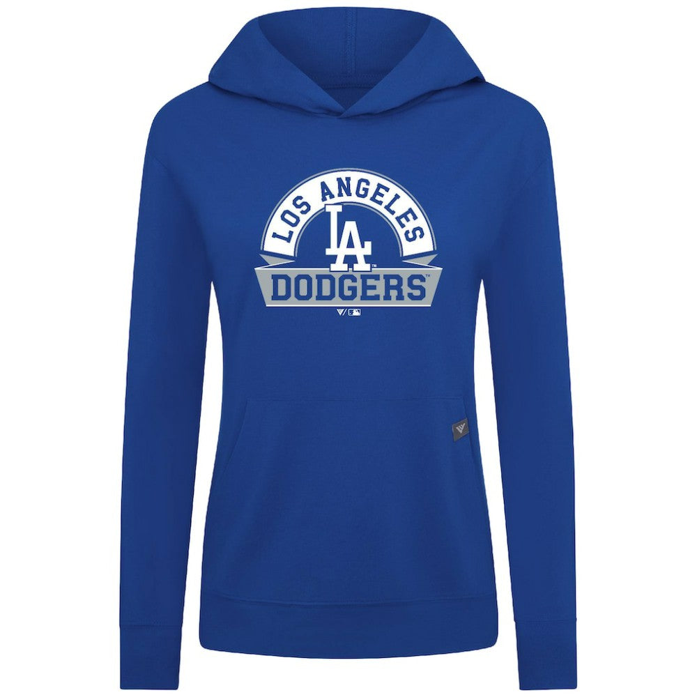 Los Angeles Dodgers Levelwear Women's Relay Banner Arch Long Sleeve T-Shirt Hoodie - Royal - MLB Online