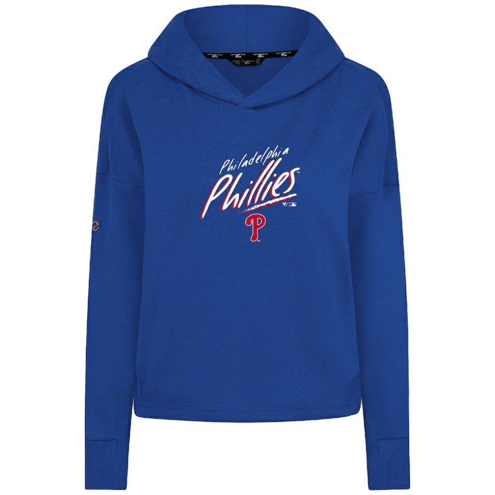 Philadelphia Phillies Levelwear Women's Sweet Sizzle Tri-Blend Hoodie - Royal - MLB Sale