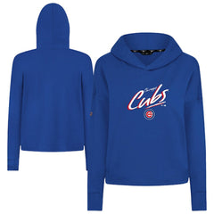 Chicago Cubs Levelwear Women's Sweet Sizzle Tri-Blend Hoodie - Royal - MLB Lifestyle