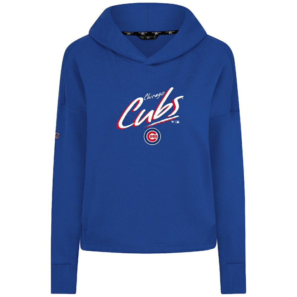 Chicago Cubs Levelwear Women's Sweet Sizzle Tri-Blend Hoodie - Royal - MLB Lifestyle
