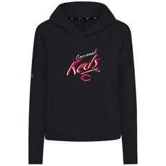 Cincinnati Reds Levelwear Women's Sweet Sizzle Tri-Blend Hoodie - Black - MLB Online