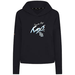 Tampa Bay Rays Levelwear Women's Sweet Sizzle Tri-Blend Hoodie - Black - MLB on Sale