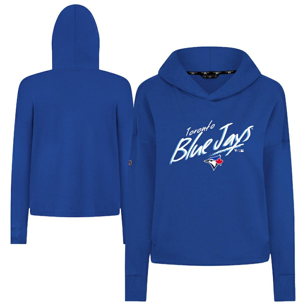 Toronto Blue Jays Levelwear Women's Sweet Sizzle Tri-Blend Hoodie - Royal - MLB Online