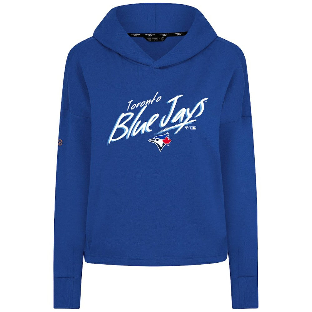 Toronto Blue Jays Levelwear Women's Sweet Sizzle Tri-Blend Hoodie - Royal - MLB Online