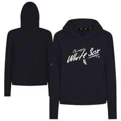 Chicago White Sox Levelwear Women's Sweet Sizzle Tri-Blend Hoodie - Black - MLB Lifestyle