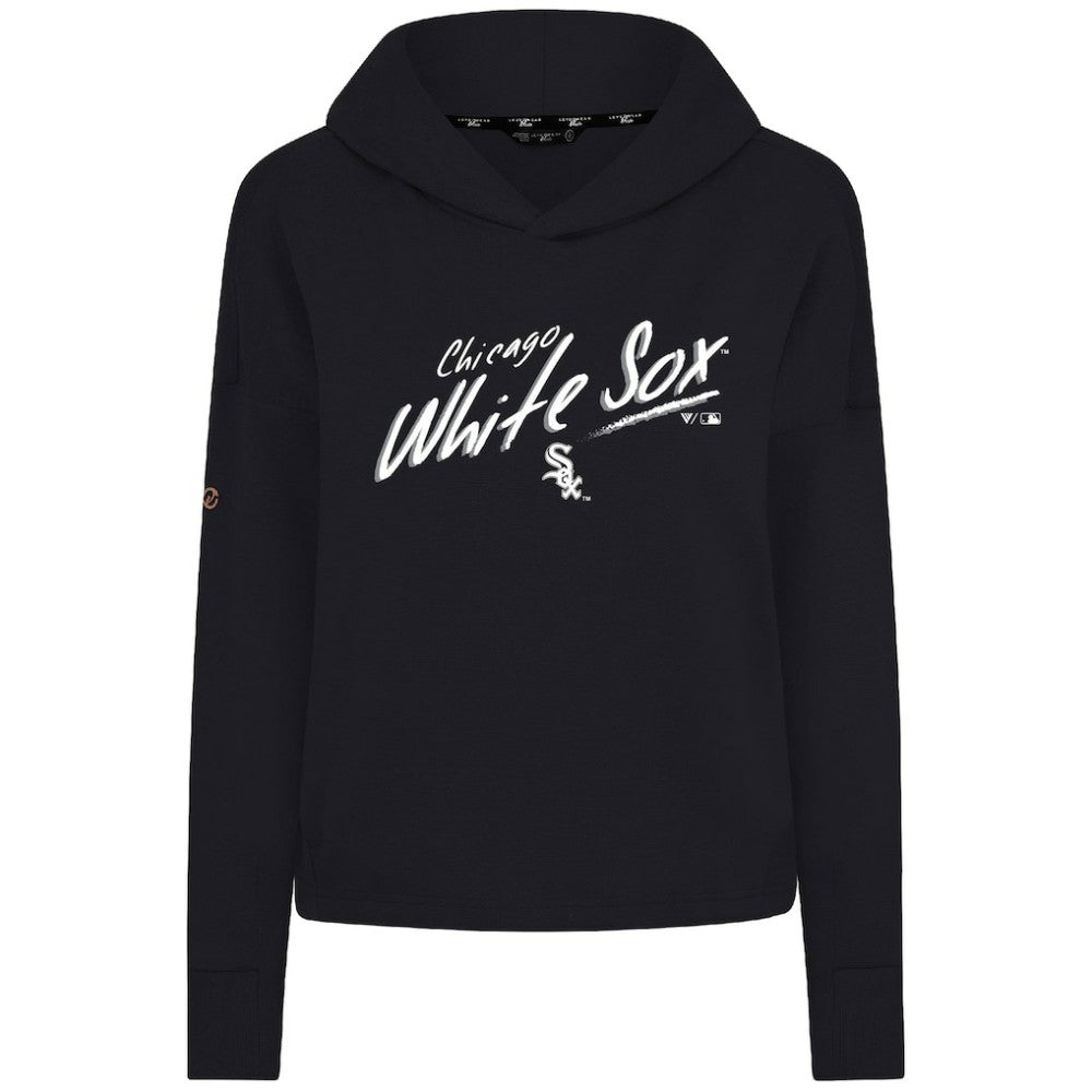 Chicago White Sox Levelwear Women's Sweet Sizzle Tri-Blend Hoodie - Black - MLB Lifestyle