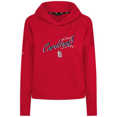 St. Louis Cardinals Levelwear Women's Sweet Sizzle Tri-Blend Hoodie - Red - MLB on Sale