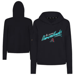Arizona Diamondbacks Levelwear Women's Sweet Sizzle Tri-Blend Hoodie - Black - MLB Sale