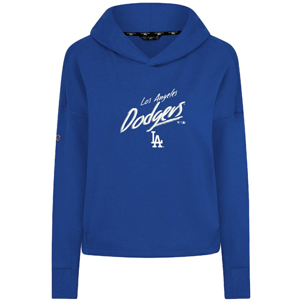 Los Angeles Dodgers Levelwear Women's Sweet Sizzle Tri-Blend Hoodie - Royal - MLB Lifestyle