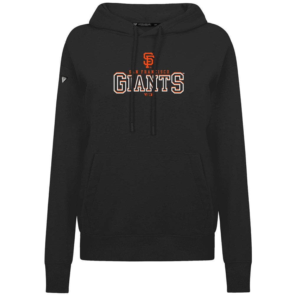 San Francisco Giants Levelwear Women's Adorn Journey Hoodie - Black - MLB Sale