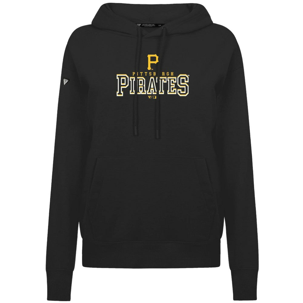 Pittsburgh Pirates Levelwear Women's Adorn Journey Hoodie - Black - MLB Online