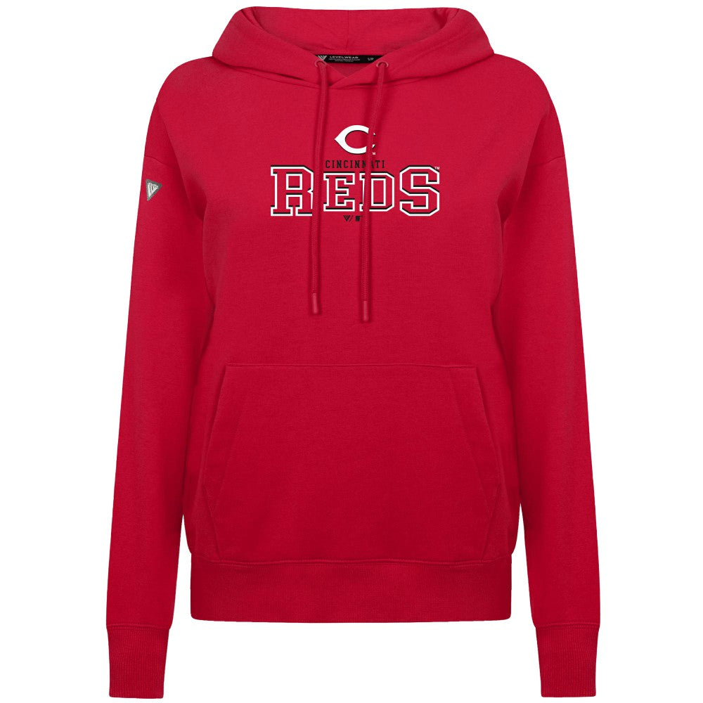 Cincinnati Reds Levelwear Women's Adorn Journey Hoodie - Red - MLB Online